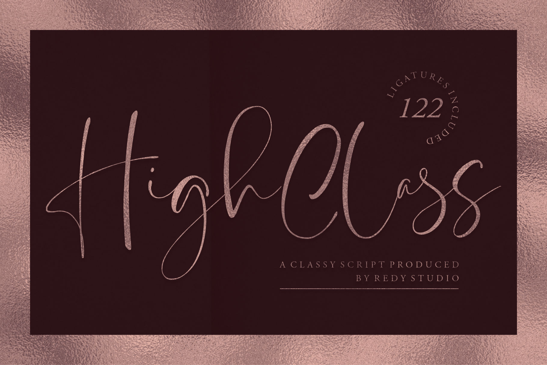 High Class – Handwritten Font