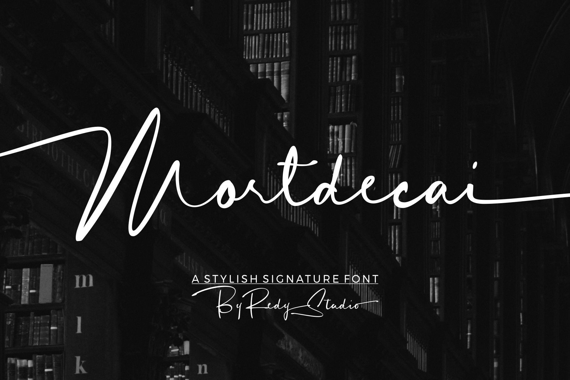 Mortdecai – Luxury Signature Font
