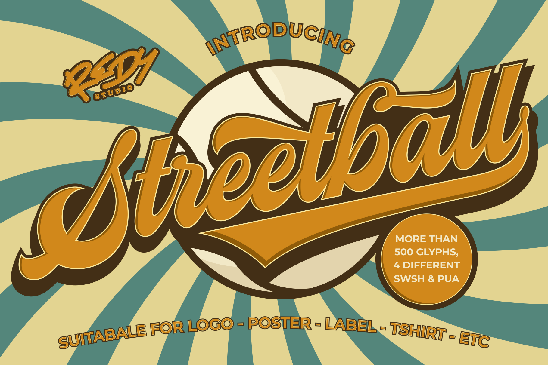 Streetball Vintage Font