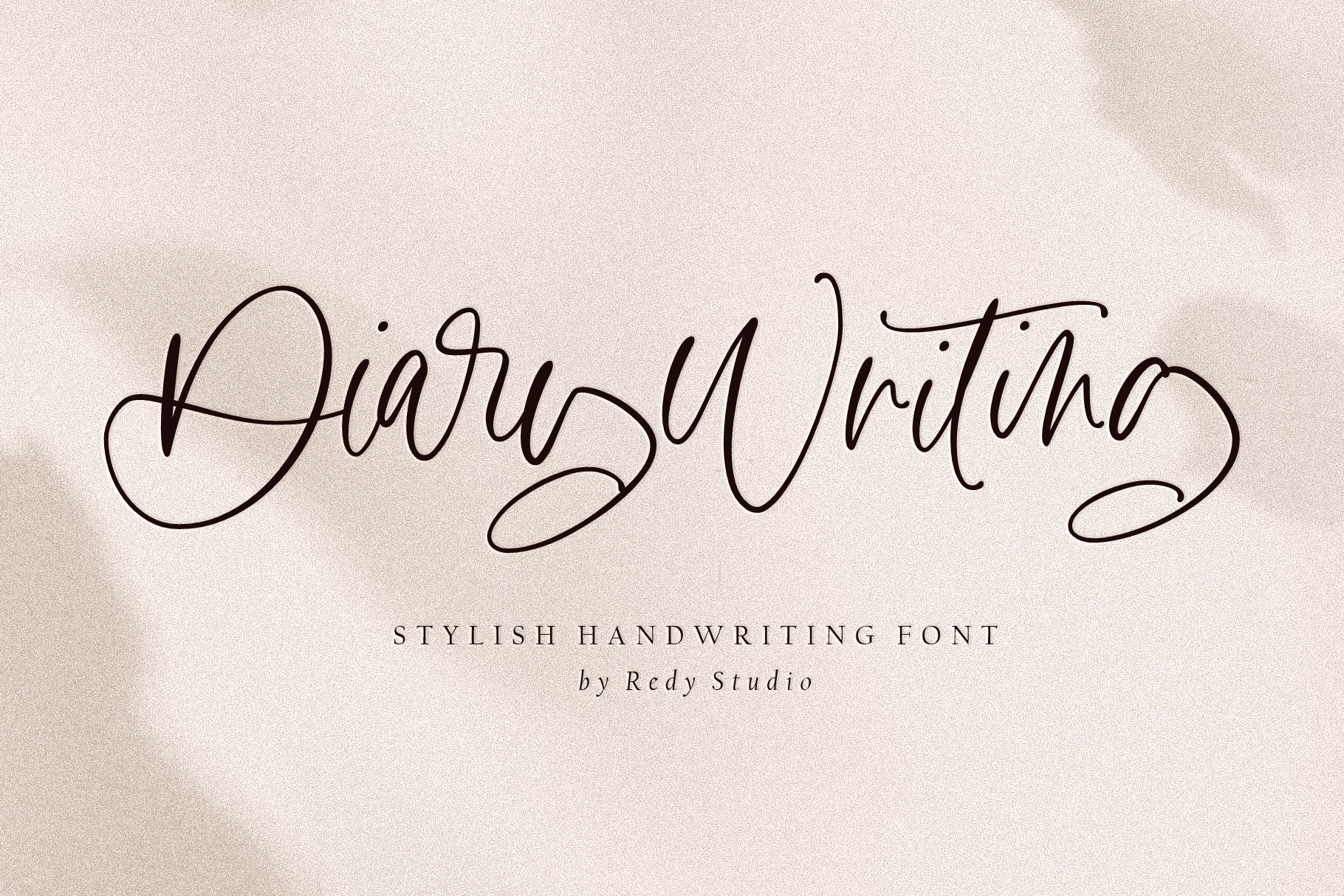 Diary Writing – Modern Calligraphy Font